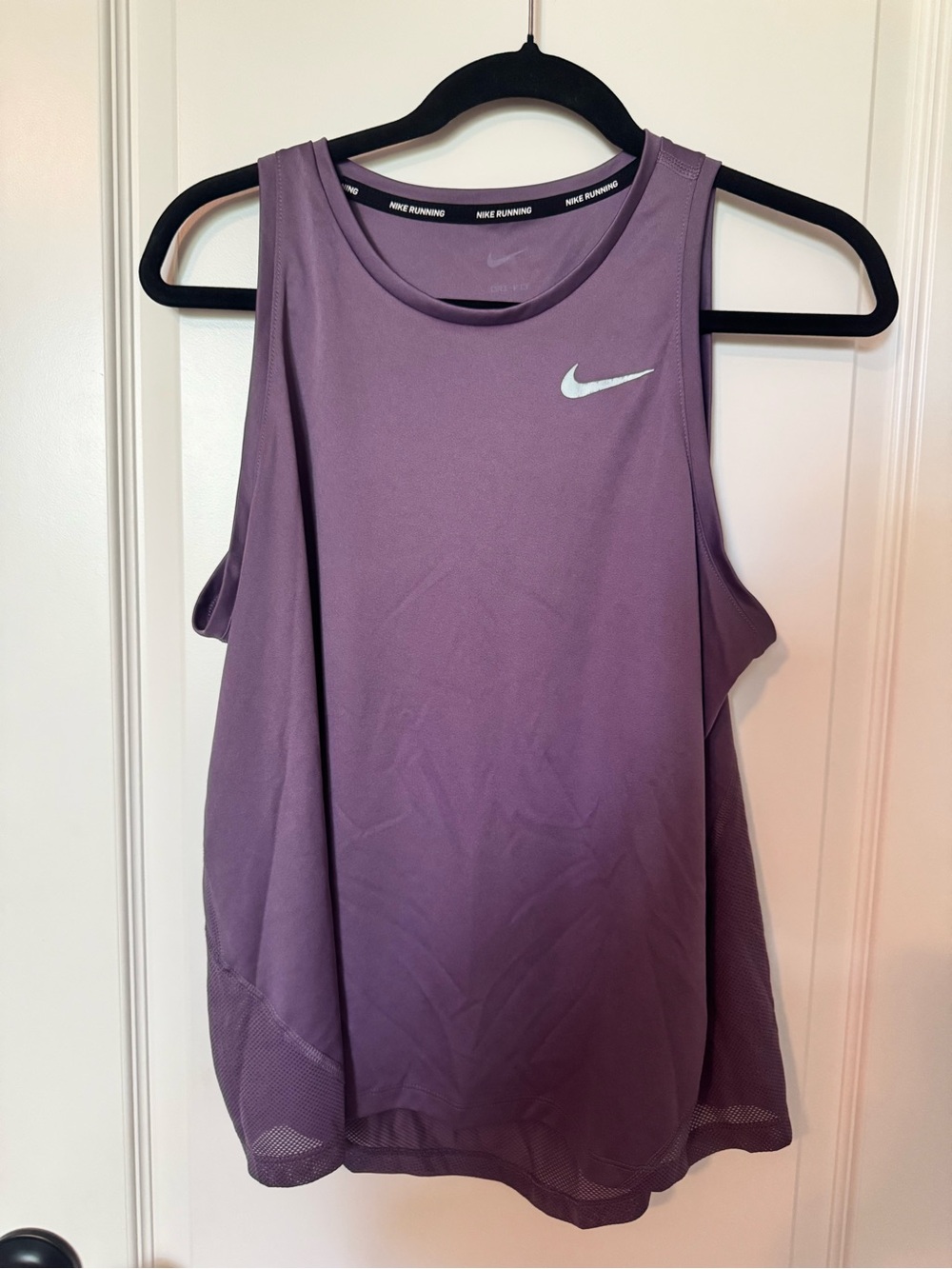 Nike Women's Purple Running Tank Top - Large